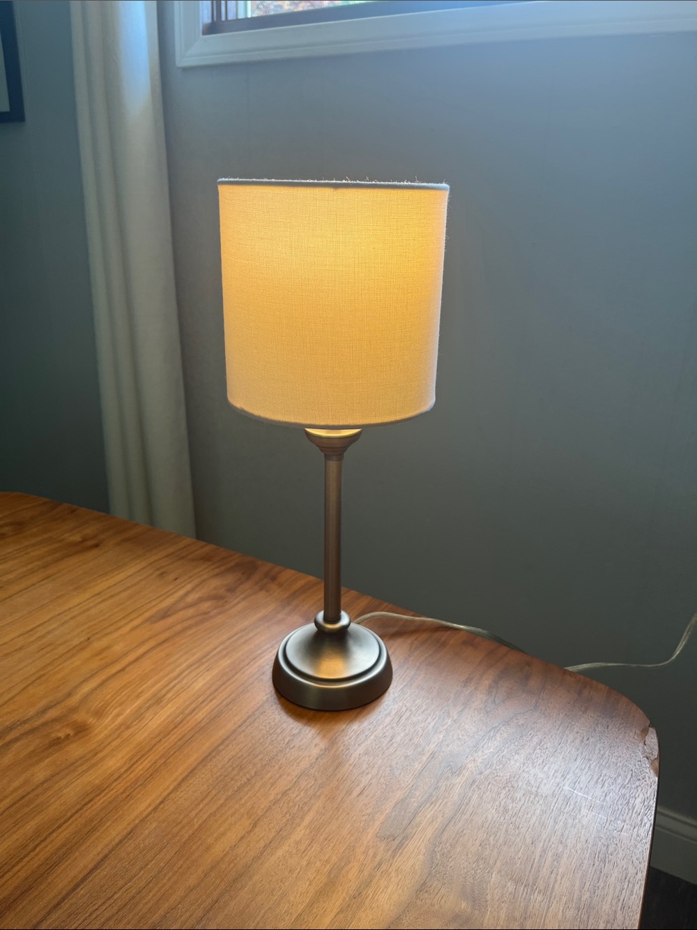 Small Silver Lamp - Picture 2 of 5